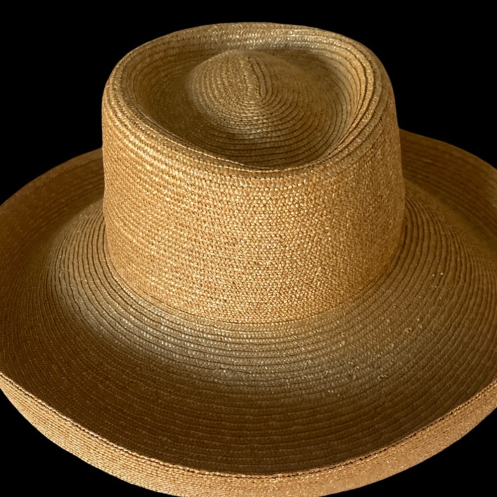 Betmar New York Tan Straw Hat-L tan straw - Picture 2 of 5
